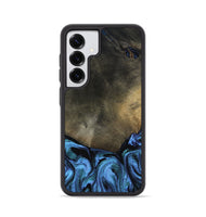 Galaxy S25 Wood Phone Case - Gunner (Blue, 799427)