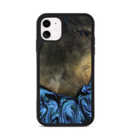 iPhone 11 Wood Phone Case - Gunner (Blue, 799427)
