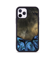 iPhone 11 Pro Wood Phone Case - Gunner (Blue, 799427)