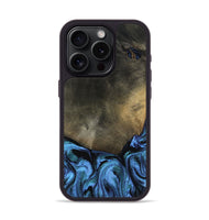 iPhone 15 Pro Wood Phone Case - Gunner (Blue, 799427)