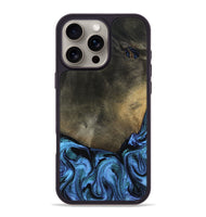 iPhone 16 Pro Max Wood Phone Case - Gunner (Blue, 799427)