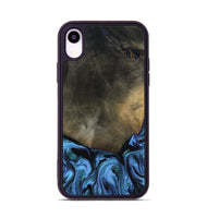 iPhone Xr Wood Phone Case - Gunner (Blue, 799427)