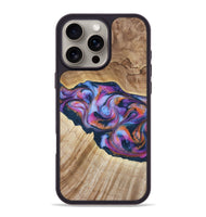 iPhone 16 Pro Max Wood Phone Case - Lina (Blue, 799432)