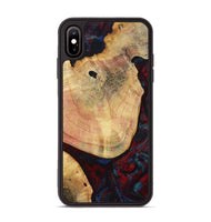 iPhone Xs Max Wood Phone Case - Charley (Red, 799495)