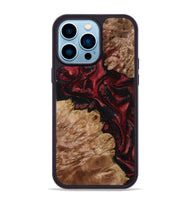 iPhone 14 Pro Max Wood Phone Case - Lee (Red, 799498)