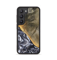 Galaxy S23 Wood Phone Case - Telly (Black & White, 799502)