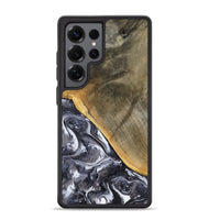 Galaxy S25 Ultra Wood Phone Case - Telly (Black & White, 799502)