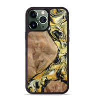 iPhone 13 Pro Max Wood Phone Case - Fiona (Black & White, 799503)