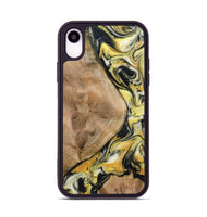 iPhone Xr Wood Phone Case - Fiona (Black & White, 799503)