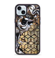 iPhone 15 Plus Wood Phone Case - Cari (Pattern, 799509)