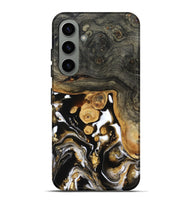 Galaxy S24 Plus Wood Live Edge Phone Case - Cullen (Black & White, 799527)