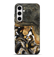 Galaxy S25 Plus Wood Live Edge Phone Case - Cullen (Black & White, 799527)