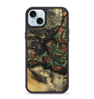 iPhone 15 Plus Wood Phone Case - Eliseo (Green, 799533)