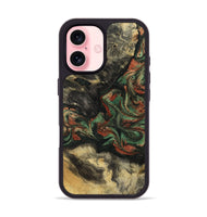iPhone 16 Wood Phone Case - Eliseo (Green, 799533)