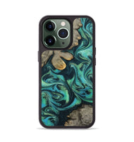 iPhone 13 Pro Wood Phone Case - Sid (Blue, 799534)