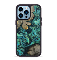 iPhone 14 Pro Max Wood Phone Case - Sid (Blue, 799534)