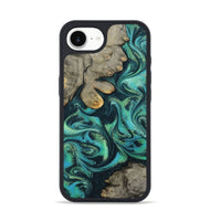 iPhone 16e Wood Phone Case - Sid (Blue, 799534)