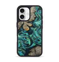 iPhone 17 Wood Phone Case - Sid (Blue, 799534)