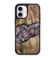 iPhone 16 Plus Wood Phone Case - Dani (Green, 799536)