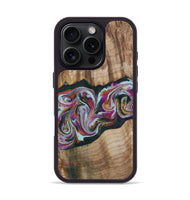 iPhone 16 Pro Wood Phone Case - Dani (Green, 799536)