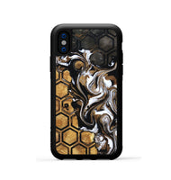 iPhone Xs Wood Phone Case - Azalea (Pattern, 799545)