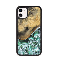 iPhone 11 Wood Phone Case - Makala (Green, 799553)