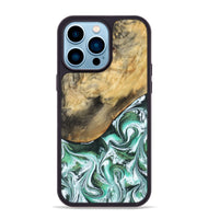 iPhone 14 Pro Max Wood Phone Case - Makala (Green, 799553)
