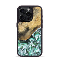 iPhone 15 Pro Wood Phone Case - Makala (Green, 799553)