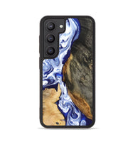 Galaxy S23 Wood Phone Case - Racheal (Blue, 799567)