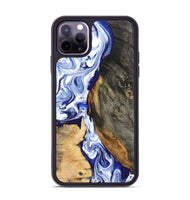 iPhone 11 Pro Max Wood Phone Case - Racheal (Blue, 799567)