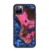 iPhone 11 Pro Max Wood Phone Case - Olen (Blue, 799569)