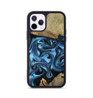 iPhone 11 Pro Wood Phone Case - Karlie (Blue, 799570)