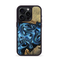 iPhone 15 Pro Wood Phone Case - Karlie (Blue, 799570)