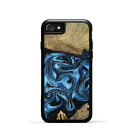 iPhone SE Wood Phone Case - Karlie (Blue, 799570)