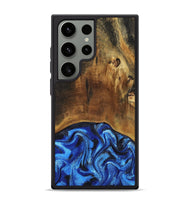 Galaxy S24 Ultra Wood Phone Case - Jed (Blue, 799571)