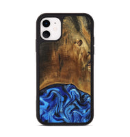 iPhone 11 Wood Phone Case - Jed (Blue, 799571)