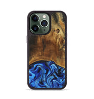 iPhone 13 Pro Wood Phone Case - Jed (Blue, 799571)