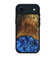 iPhone 17 Air Wood Phone Case - Jed (Blue, 799571)