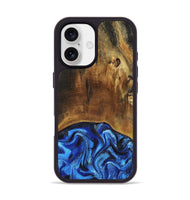 iPhone 17 Wood Phone Case - Jed (Blue, 799571)