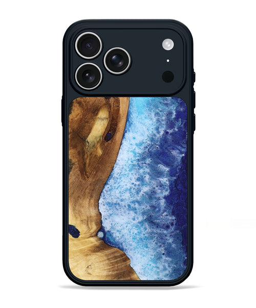 iPhone 17 Pro Max Wood Phone Case - Grey (Coastal, 799591)