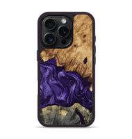 iPhone 16 Pro Wood Phone Case - Karter (Purple, 799626)