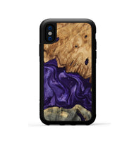 iPhone Xs Wood Phone Case - Karter (Purple, 799626)