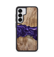 Galaxy S25 Wood Phone Case - Amayah (Purple, 799628)