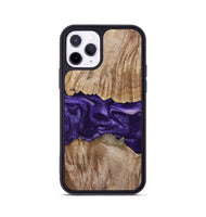 iPhone 11 Pro Wood Phone Case - Amayah (Purple, 799628)
