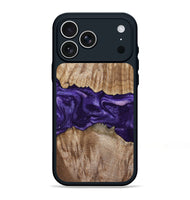 iPhone 17 Pro Max Wood Phone Case - Amayah (Purple, 799628)
