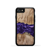 iPhone SE Wood Phone Case - Amayah (Purple, 799628)