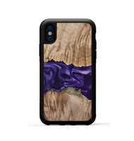 iPhone Xs Wood Phone Case - Amayah (Purple, 799628)