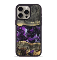 iPhone 15 Pro Max Wood Phone Case - Mariah (Purple, 799629)