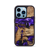 iPhone 14 Pro Wood Phone Case - Rogers (Purple, 799632)