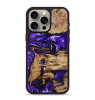 iPhone 15 Pro Max Wood Phone Case - Rogers (Purple, 799632)